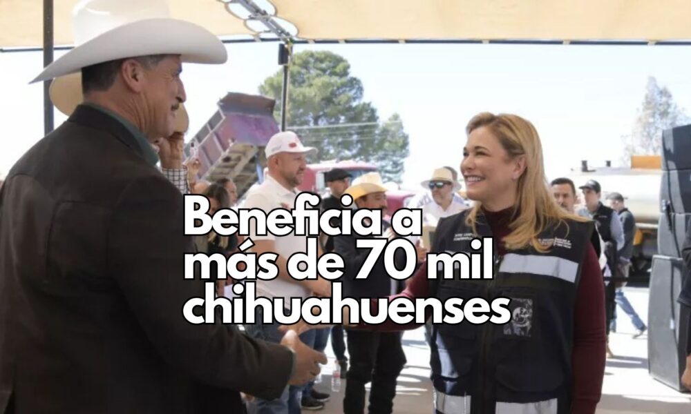 Maru Campos arranca obras de rehabilitación de la carretera El Mirador-San Francisco de Borja, beneficiando a más de 70 mil chihuahuenses.
