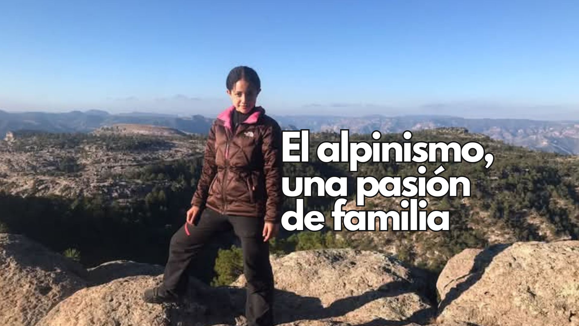 Mía Miranda, alpinista de Chihuahua de 12 años, ha conquistado cumbres como el Pico de Orizaba y el Nevado de Colima. Conoce su historia y su pasión por la montaña.