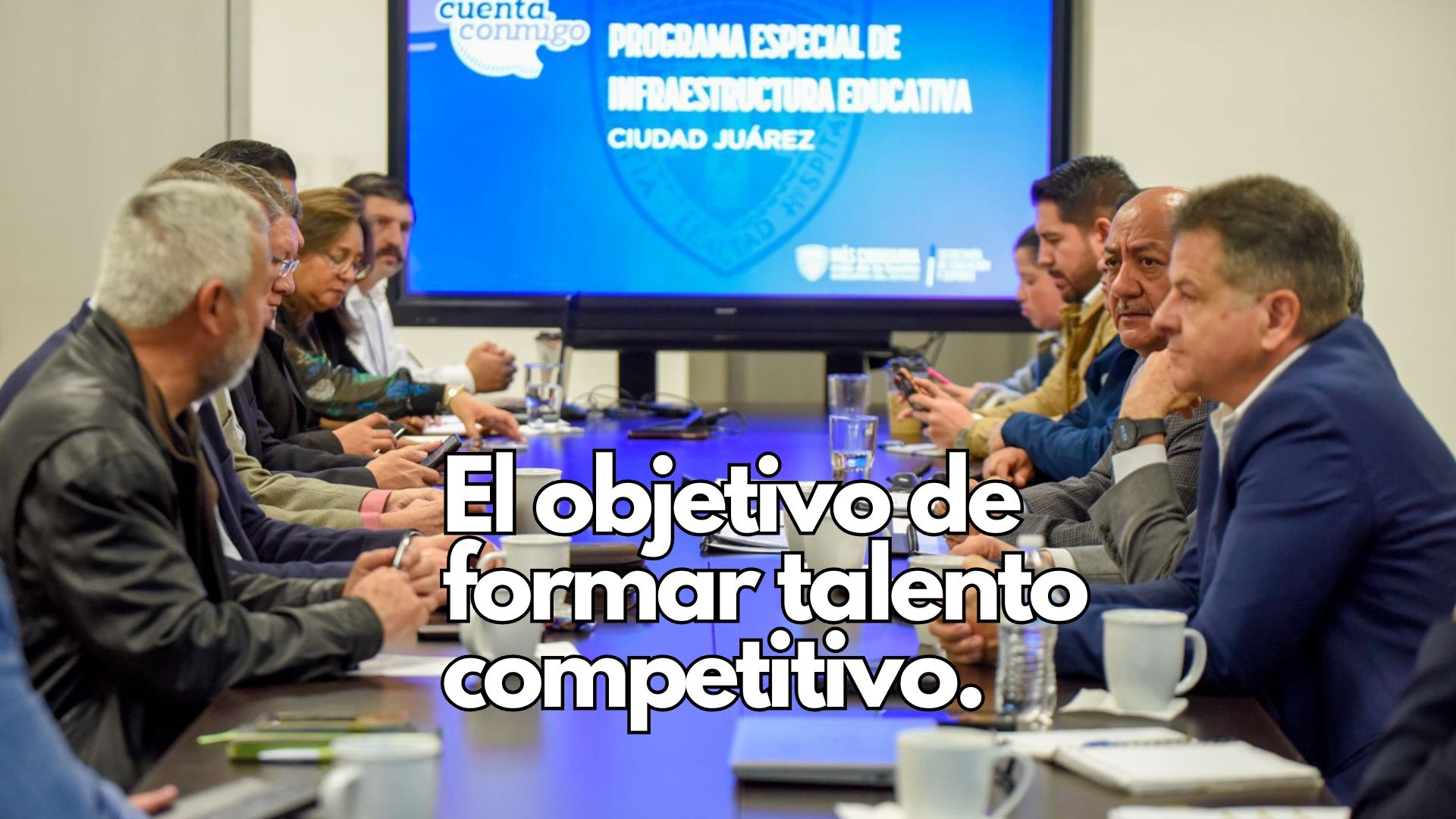 Reunión entre el secretario de Educación y empresarios de Juárez para fortalecer la educación Media Superior y responder a las necesidades del sector