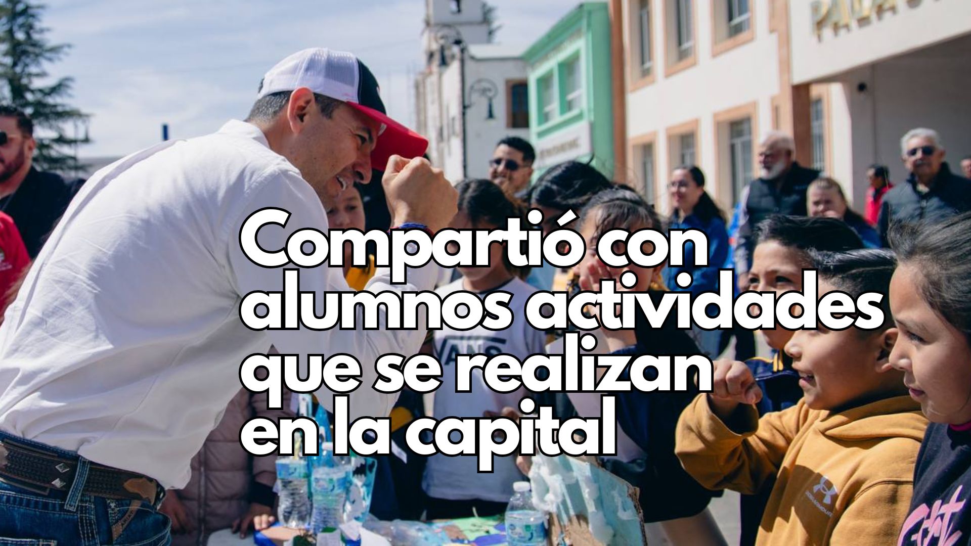 El alcalde Marco Bonilla comparte resultados de Chihuahua con estudiantes de Guerrero