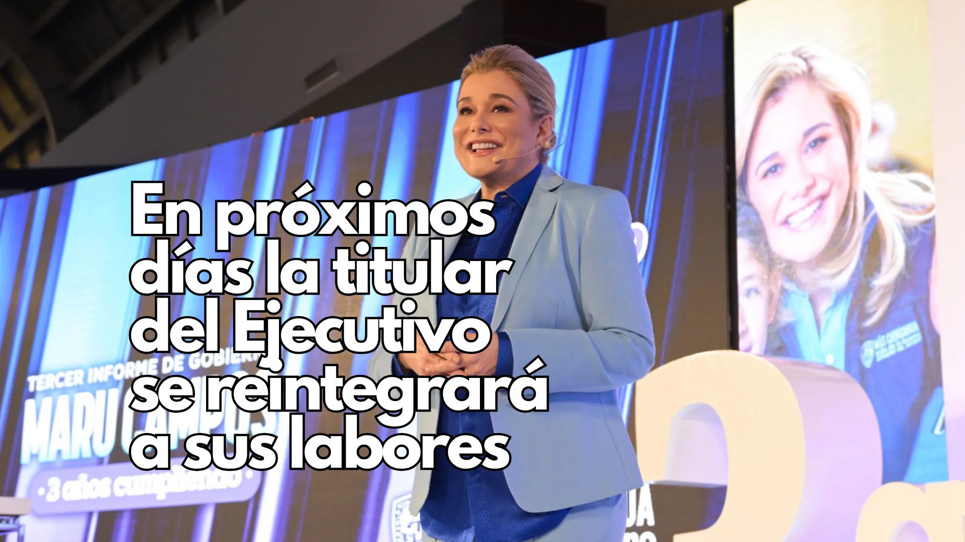 Maru Campos se recupera tras cirugía menor y pronto retomará sus actividades