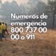 143 brigadistas combaten siete incendios forestales en cuatro municipios