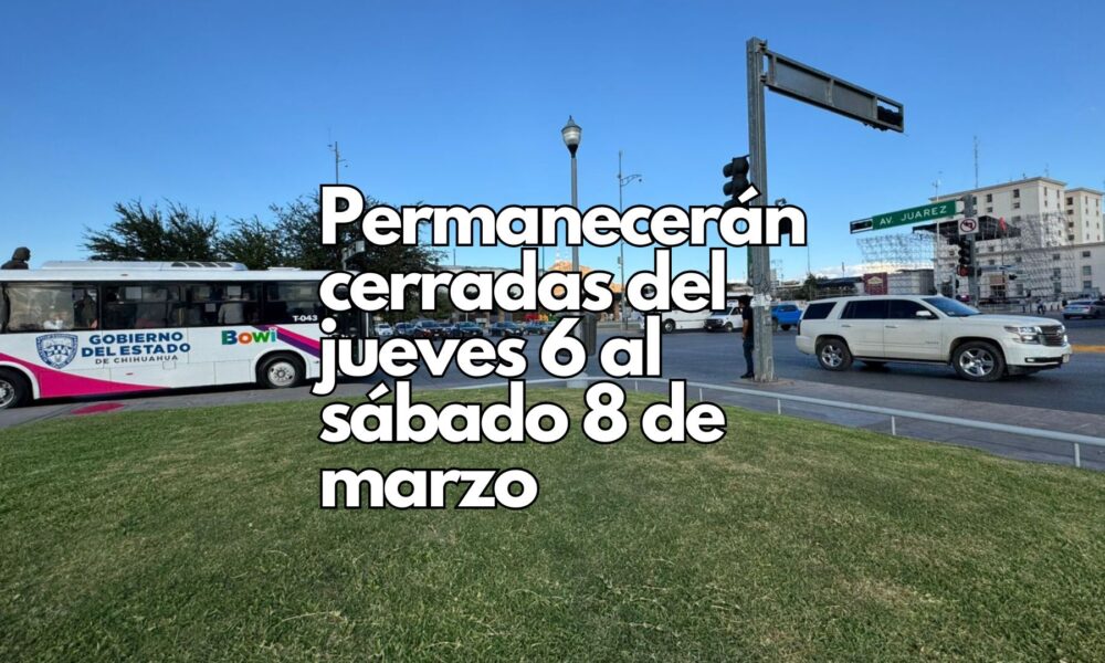 Ajusta Bowí su ruta por cierre de la avenida Juárez