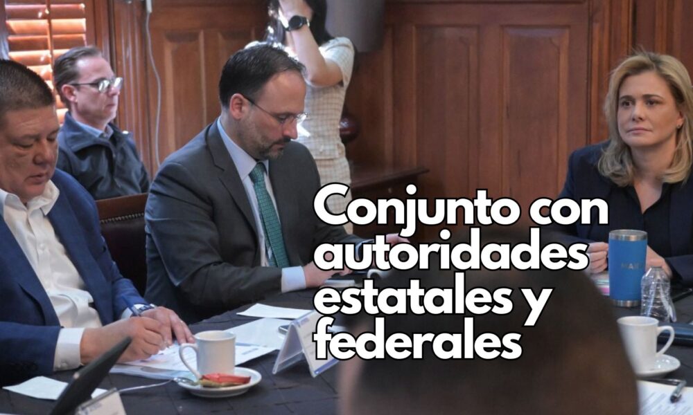 unto a la Mesa Estatal de Construcción de Paz, revisó los avances del programa Senderos Seguros: Camina Libre, Camina Segura