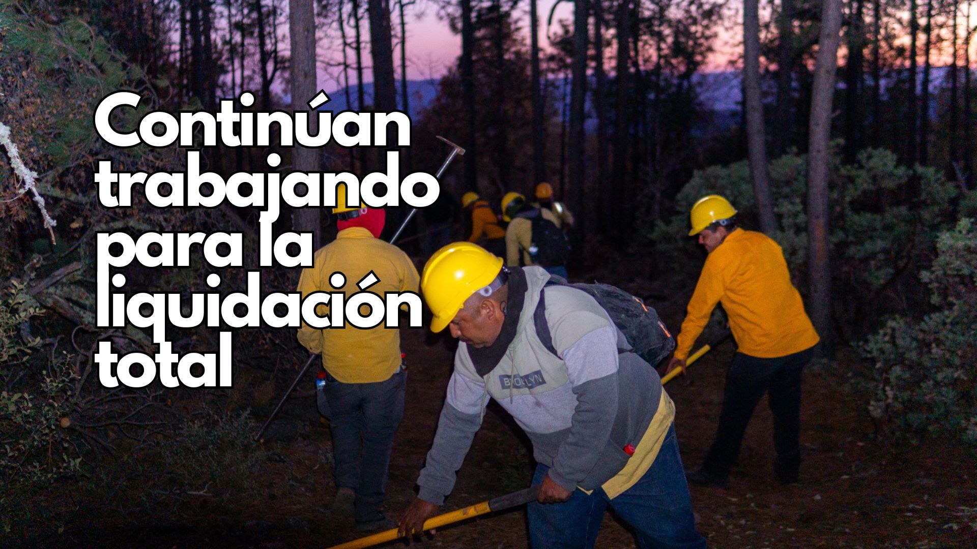 Disminuyen incendios forestales activos en el estado; continúan labores para extinguir cinco siniestros