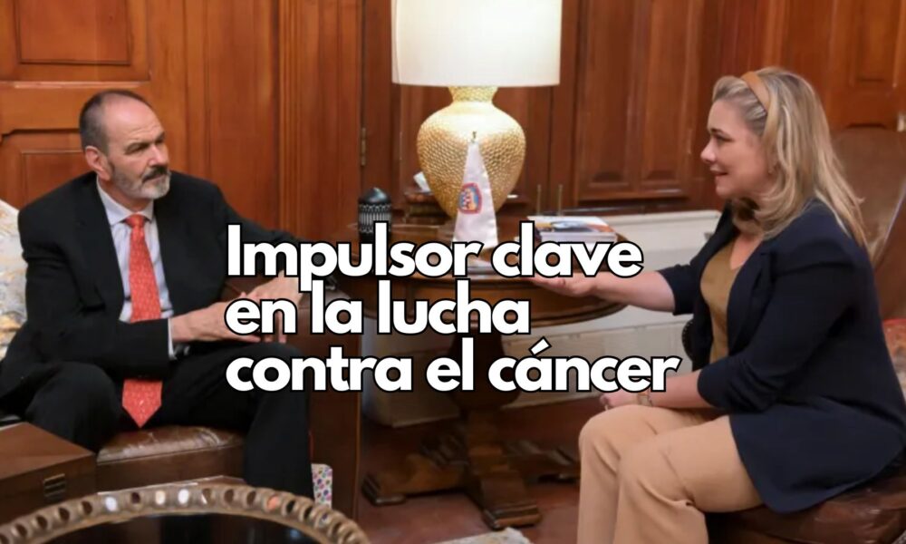 Maru Campos recibe al científico nuclear chihuahuense Dr. Luis Carlos Longoria, impulsor clave en la lucha contra el cáncer en el estado