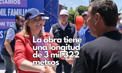 Supervisa Maru Campos rehabilitación del colector Fonapo en Delicias