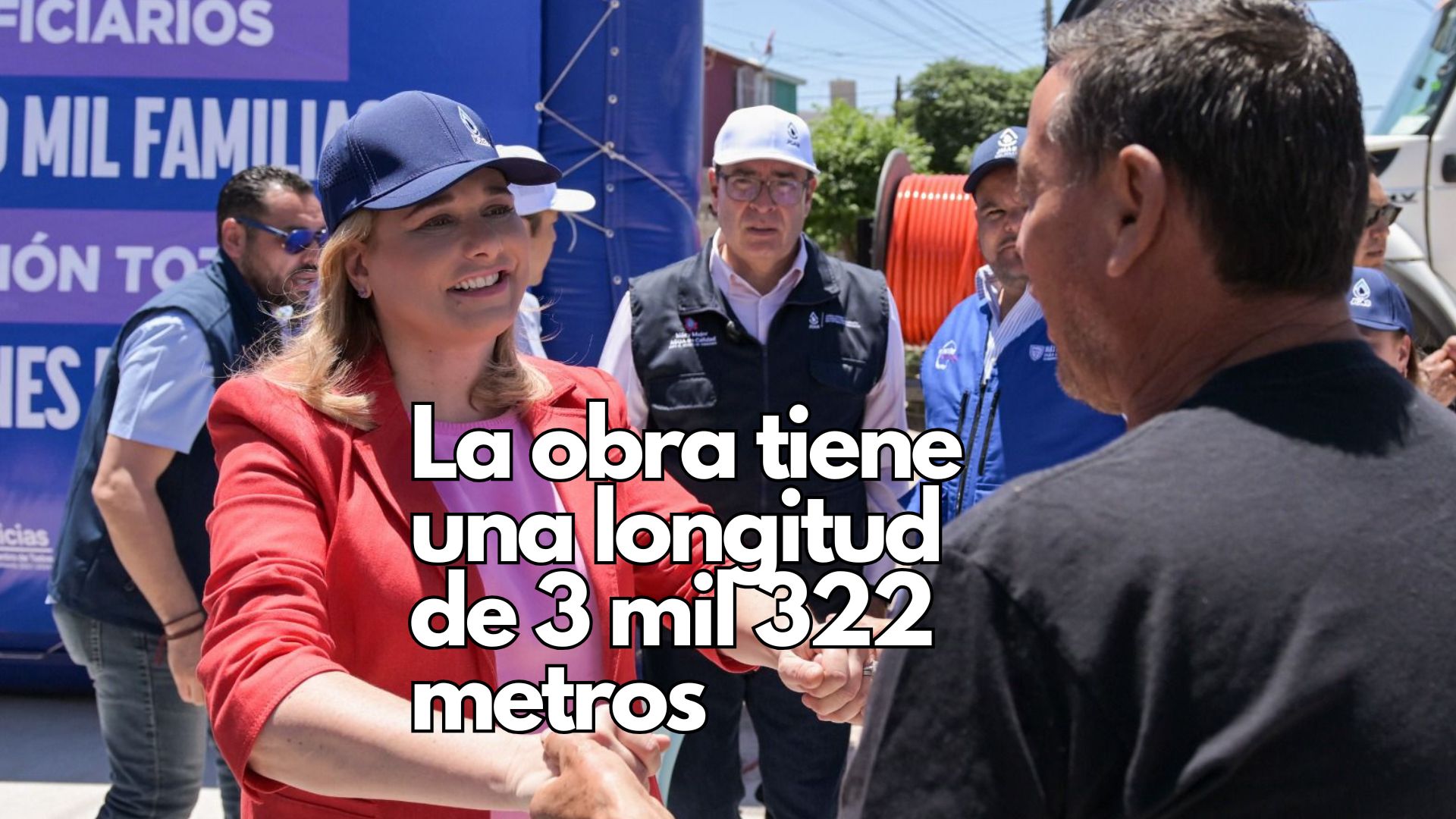 Supervisa Maru Campos rehabilitación del colector Fonapo en Delicias