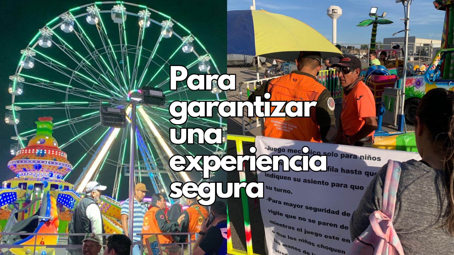 Protección Civil emite recomendaciones para disfrutar con seguridad la Feria de Santa Rita 2025