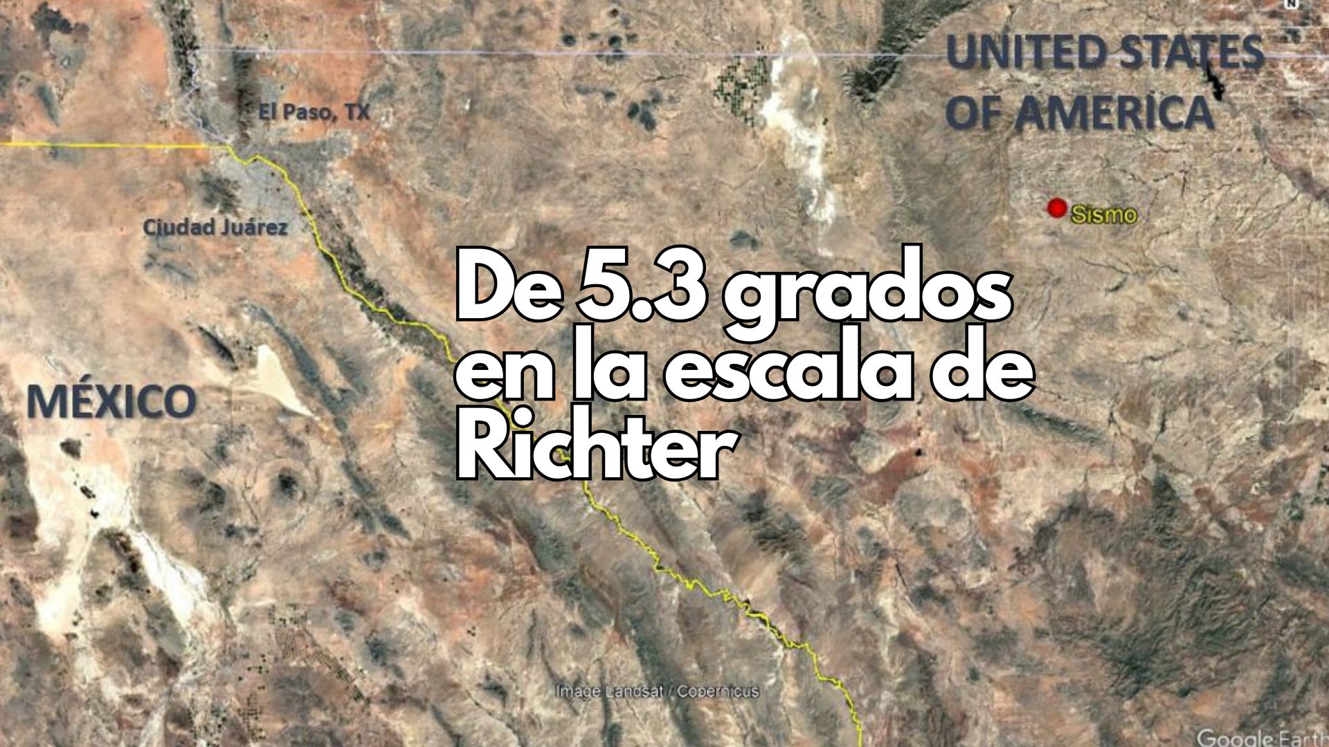 Sin daños ni lesionados tras sismo en Ciudad Juárez, informa Protección Civil