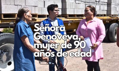 Adulta mayor recibe apoyo del Estado para reconstruir su casa