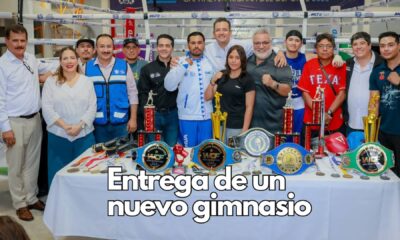 – Gracias al Presupuesto Participativo, ahora entrenarán en un espacio digno y totalmente equipado