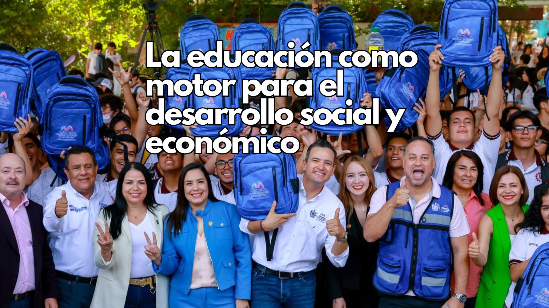 Con el programa “Mi Bolsa Escolar” en nivel bachillerato, beneficiaron a más de 29 mil estudiantes
