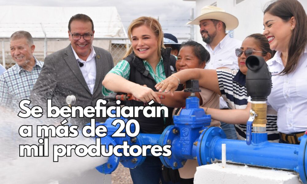 Maru Campos anuncia inversión histórica de 200 mdp para infraestructura hidráulica en Chihuahua