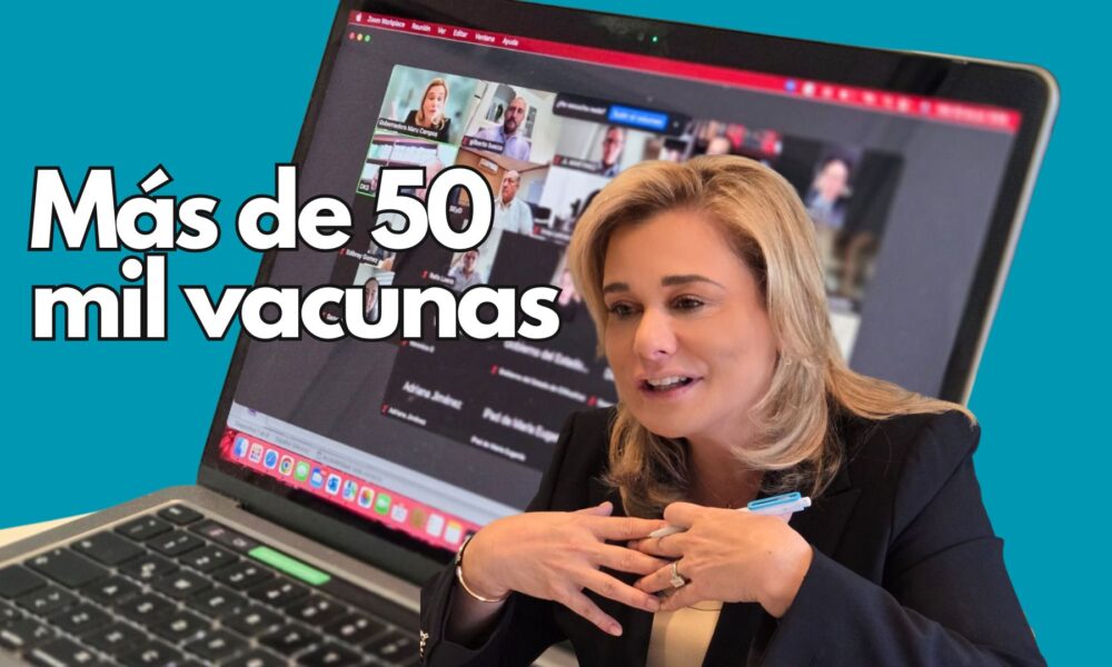Maru Campos y el secretario de Salud federal refuerzan estrategia contra el brote de sarampión en Chihuahua
