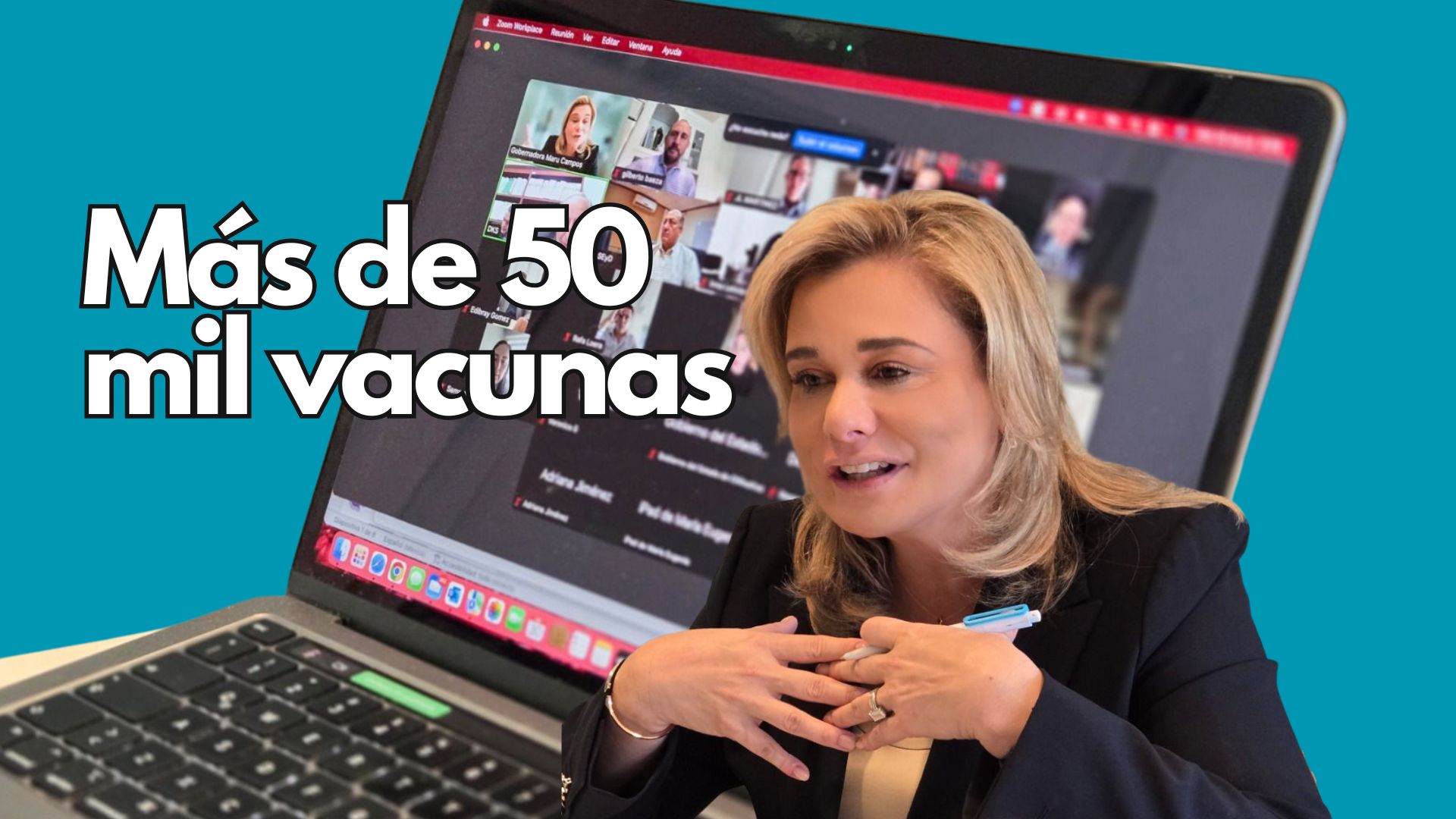 Maru Campos y el secretario de Salud federal refuerzan estrategia contra el brote de sarampión en Chihuahua