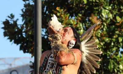 ⁠Las festividades contaron con música en vivo, presentaciones de danza, venta de artesanías y comida tradicional