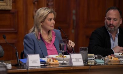 Maru Campos recibe en Palacio de Gobierno a diputados del Congreso del Estado
